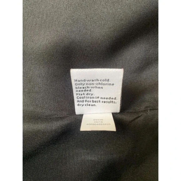 Nine West Blazer Jacket Size Medium  Leopard Print Lined Black Satin - Picture 9 of 11